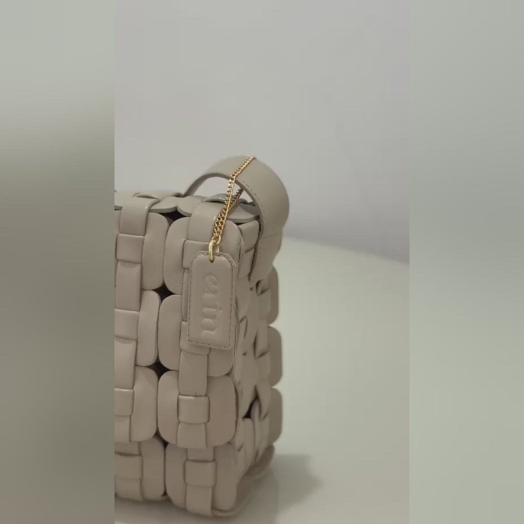 Bolsa erin origem Tessera couro legítimo mov